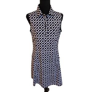 Nivo Womens  Print Sleeveless Athletic Golf Dress Black White …